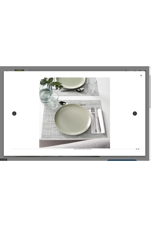 Fargklar Servis Tabak Seti, Açık Yeşil, 26 Cm, 4 Adet - 3