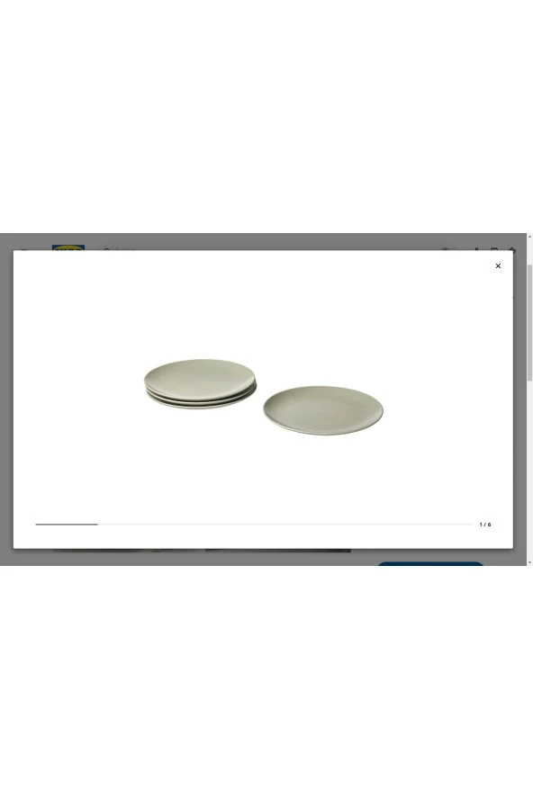 Fargklar Servis Tabak Seti, Açık Yeşil, 26 Cm, 4 Adet - 4