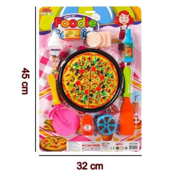 Oyuncak pizza set