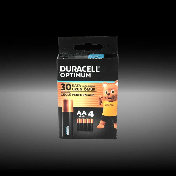 Duracell Optimum AAA İnce Kalem Pil 1,5V 4'lü Paket (MX2400)