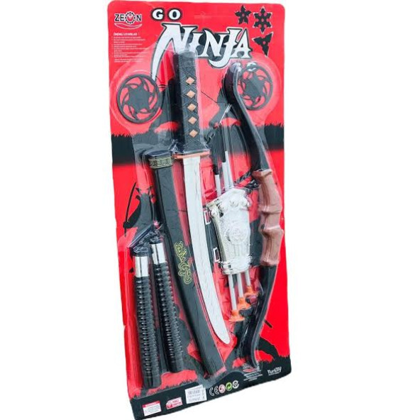Oyuncak Ninja Kılıç Ok Ve Yay seti - 2