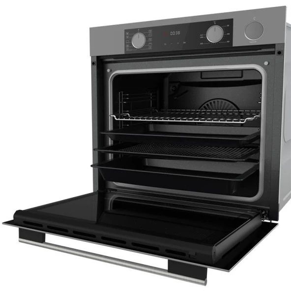 Ferre Xe64cpr Steamart&fryart Serisi Buharlı Pişirme Gri Ankastre Fırın - Resim 2