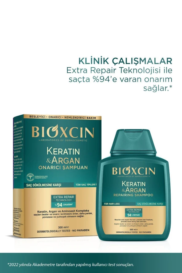 Keratin & Argan Onarıcı Şampuan 300 Ml - Yıpranmış Ve Hasar Görmüş Saçlar 2 Li Avantaj Set - 7