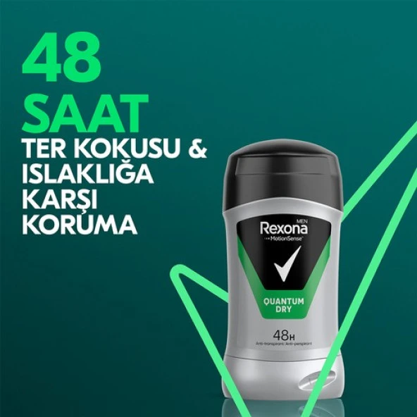 Rexona Men MotionSense Erkek Stick Deodorant Quantum Dry 50 ml - 3