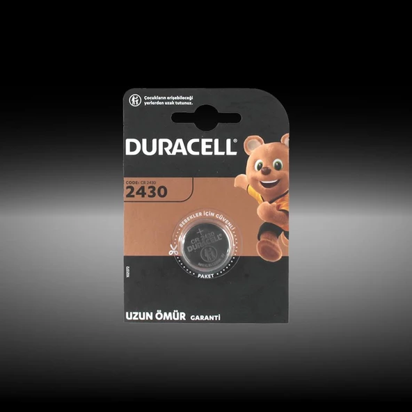 Duracell CR2430 Lityum Düğme Pil 3V Tekli