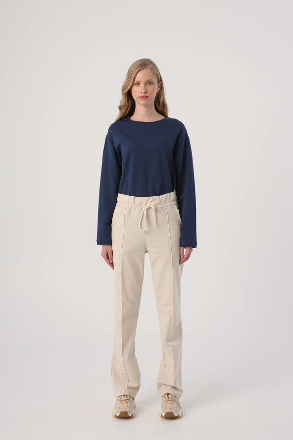 Allday Açık Bej Cepli Eşofman Altı - Resim 2