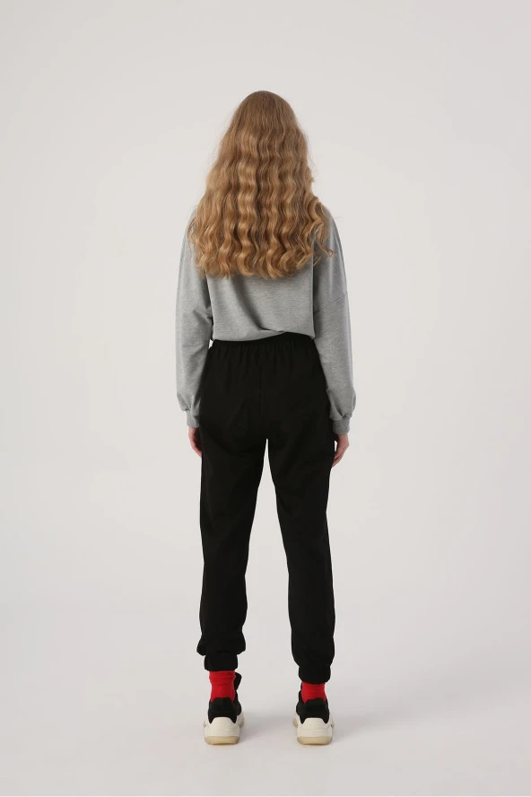 Allday Siyah Jogger Eşofman Altı - 3