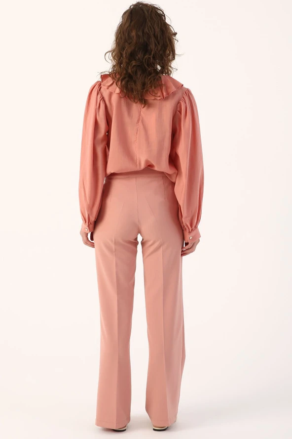 Allday Pudra01 Cepli Bol Paça Pantolon - Resim 4