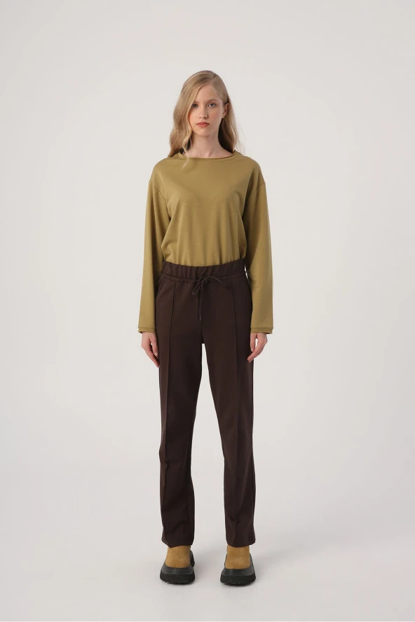 Allday Acı Kahve Cepli Eşofman Altı - Resim 2