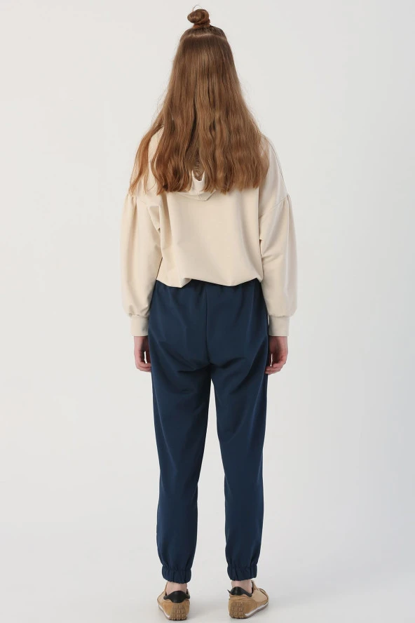 Allday Koyu Indigo Jogger Eşofman Altı - 4