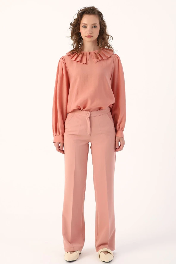 Allday Pudra01 Cepli Bol Paça Pantolon - Resim 2