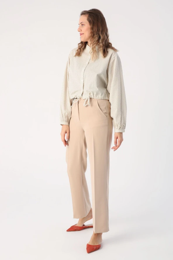 Allday Bej Cepli Bol Paça Pantolon - 3