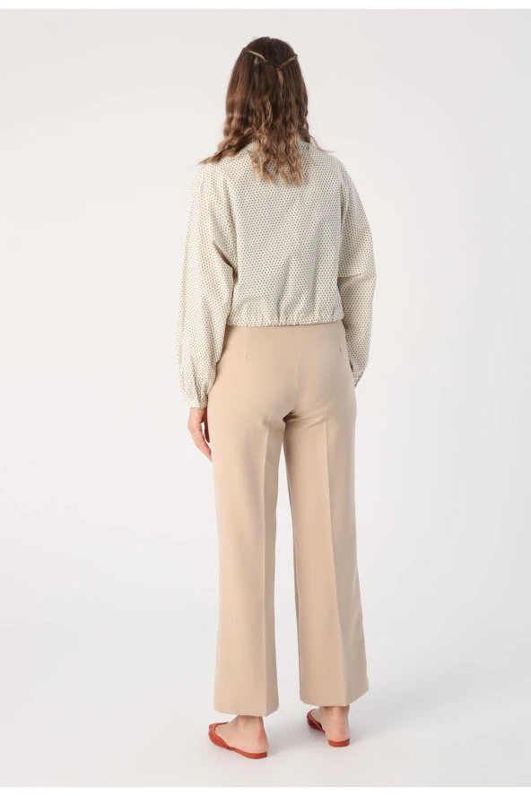 Allday Bej Cepli Bol Paça Pantolon - 4