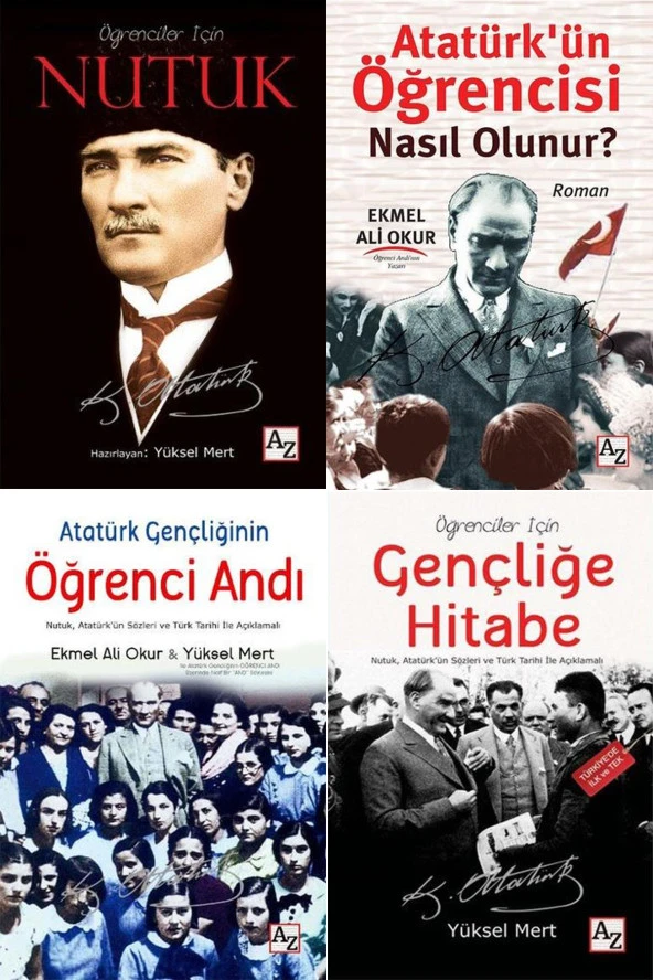 Öğrenciler için Atatürk Seti - 4 Kitap