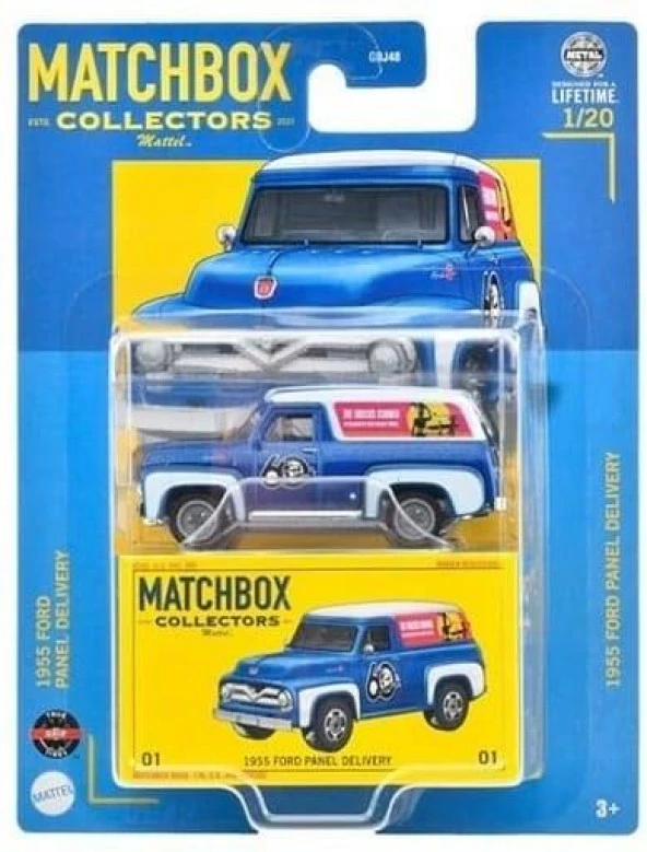 Mattel Matchbox 1955 Ford Panel Delivery GBJ48-HVW13