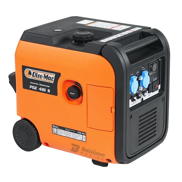 Oleomac PGE 48i S EUR5 Benzinli Sessiz İnvertör Jeneratör 4.5 kW - 2