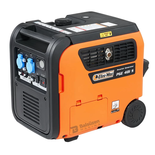 Oleomac PGE 48i S EUR5 Benzinli Sessiz İnvertör Jeneratör 4.5 kW