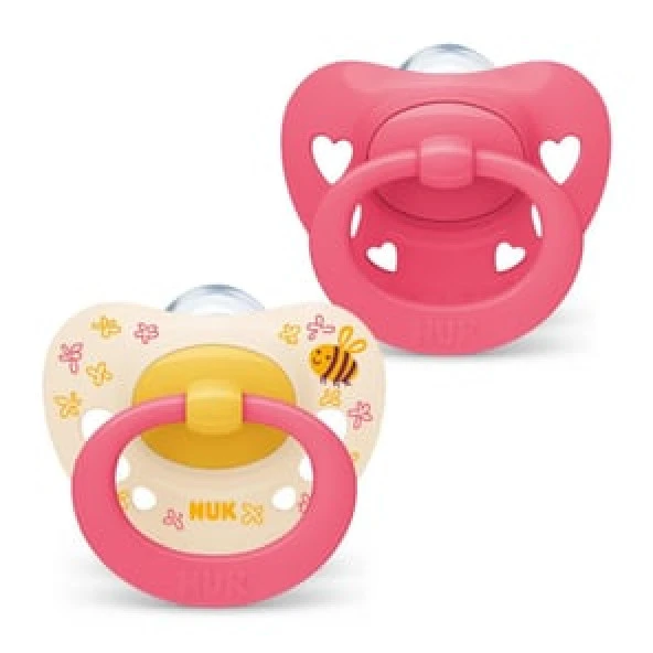 NUK Signature Saklama Kutulu Silikon 2Li Emzik 6-18 Ay - Resim 2