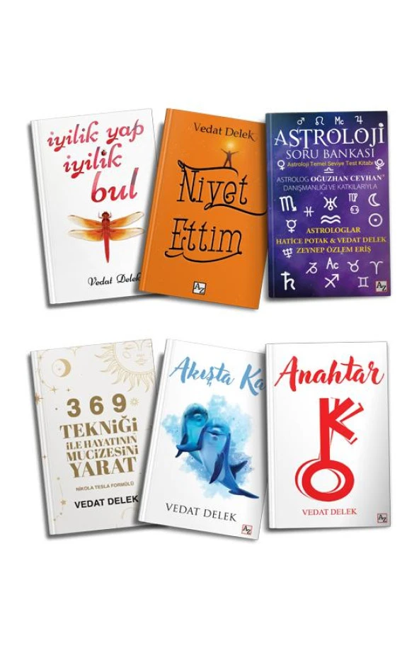 Astrolog Vedat Delek - Astroloji Seti - 6 Kitap