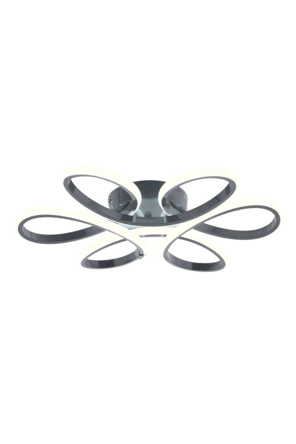 Dekorluna Alis Modern Füme Plafonyer Tavana Sıfır Beyaz Işık Salon Mutfak Yatak Odası Led Avize - 6