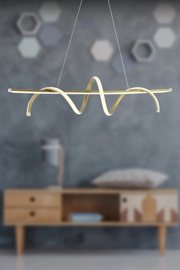 Dekorluna Pane Eskitme Modern Led Avize Gün Işığı Salon Mutfak Oda Hol Ledli Avize Yemek Masası Led Avize
