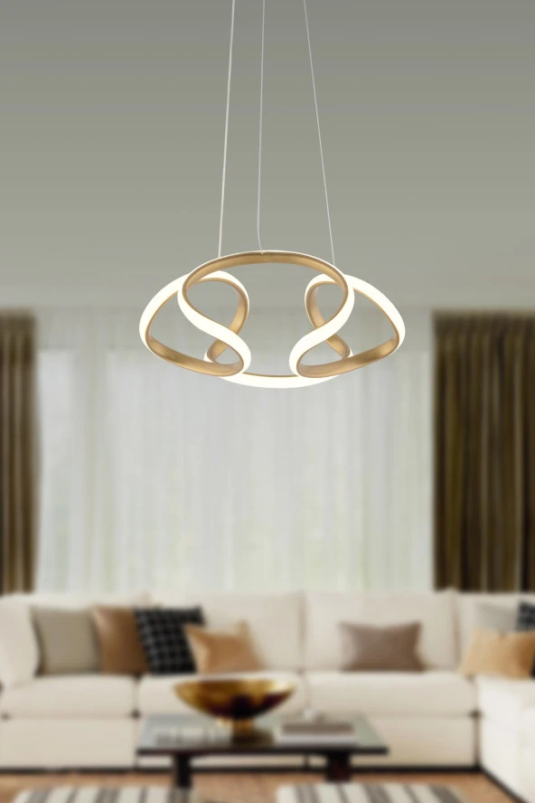 Dekorluna Enzo Eskitme Modern Sarkıt Led Avize