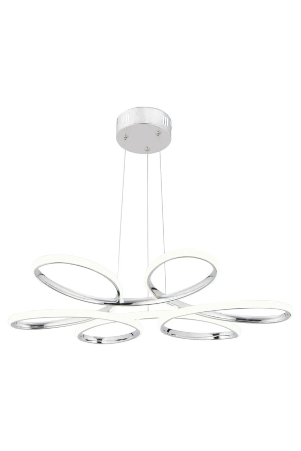 Dekorluna Flora Krom Modern Sarkıt Led Avize - 4