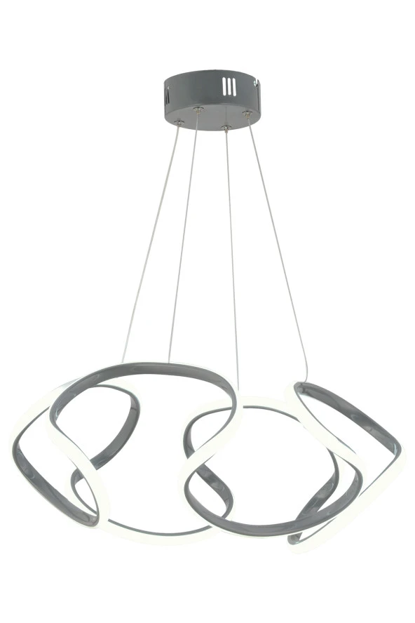 Dekorluna Honos Füme Modern Sarkıt Led Avize Salon Mutfak Oda Hol Ledli Avize - 5