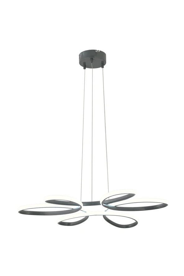 Dekorluna Flora Füme Modern Sarkıt Led Avize - 2