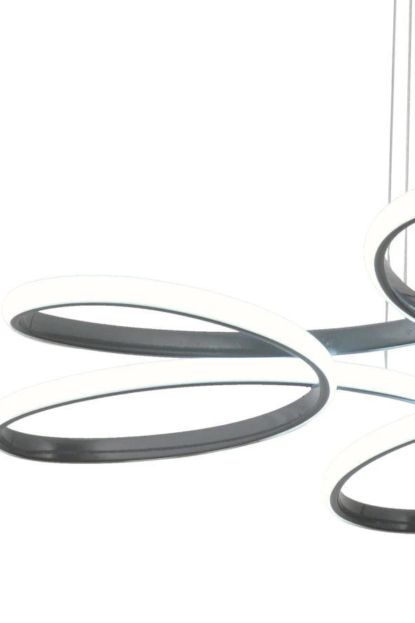 Dekorluna Flora Füme Modern Sarkıt Led Avize - 4