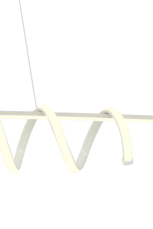 Dekorluna Pane Krem Modern Led Avize Beyaz Işık Salon Mutfak Oda Hol Ledli Avize Yemek Masası Led Avize - 4