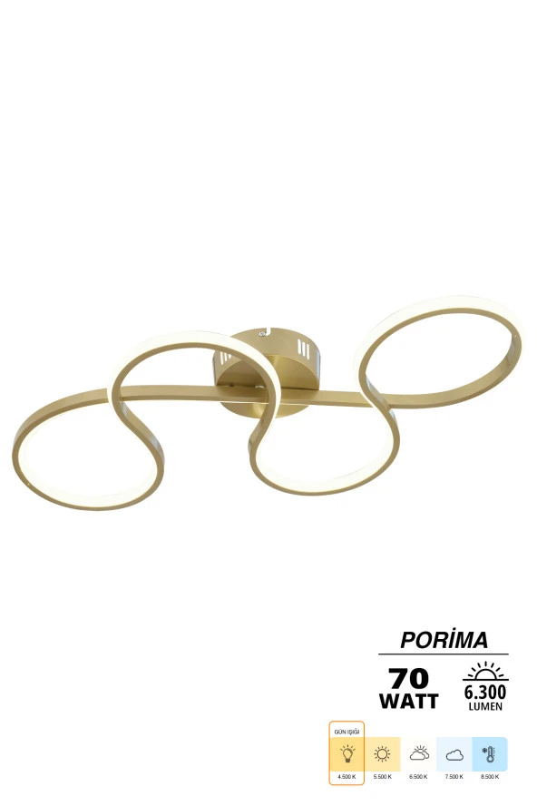 Dekorluna Porima Eskitme Modern Sarkıt Led Avize - 2