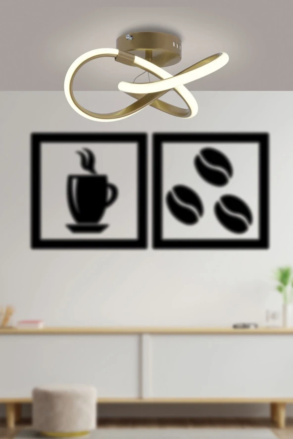 Dekorluna Sofia Modern Plafonyer Eskitme Tavana Sıfır Günışığı Işık Salon Mutfak Hol Led Avize