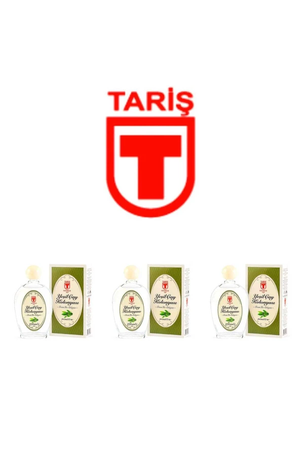 TARİŞ Yeşilçay Kolonyası 3X200 Ml