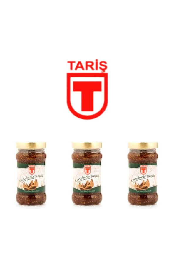 TARİŞ Kuru İncir Reçeli 3X380 Gram