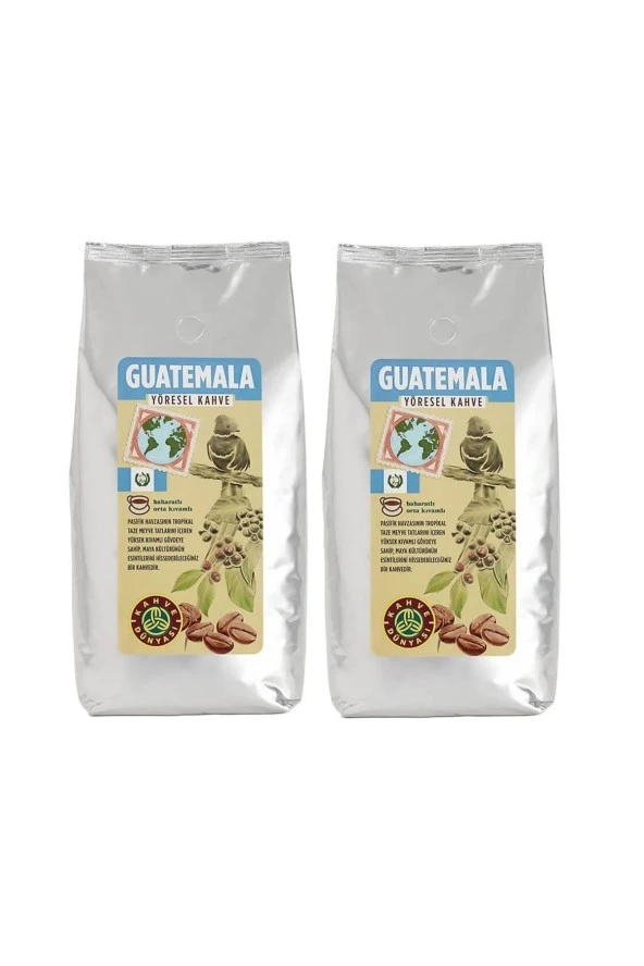 Kahve Dünyası Yöresel Guatemala Çekirdek Filtre Kahve 2x1000gr