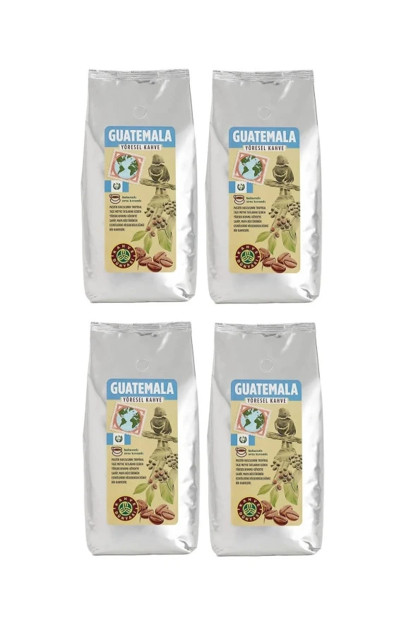Kahve Dünyası Yöresel Guatemala Çekirdek Filtre Kahve 4x1000gr