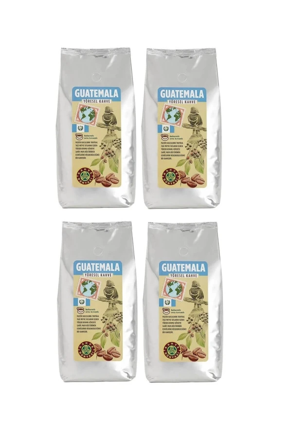 Kahve Dünyası Guatemala Yöresel Filtre Kahve Çekirdek 4 Adet 1kg