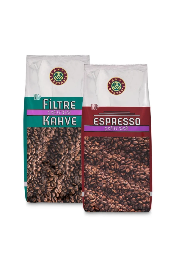 Kahve Dünyası Çekirdek Filtre Kahve Ve Espresso 1 Kg