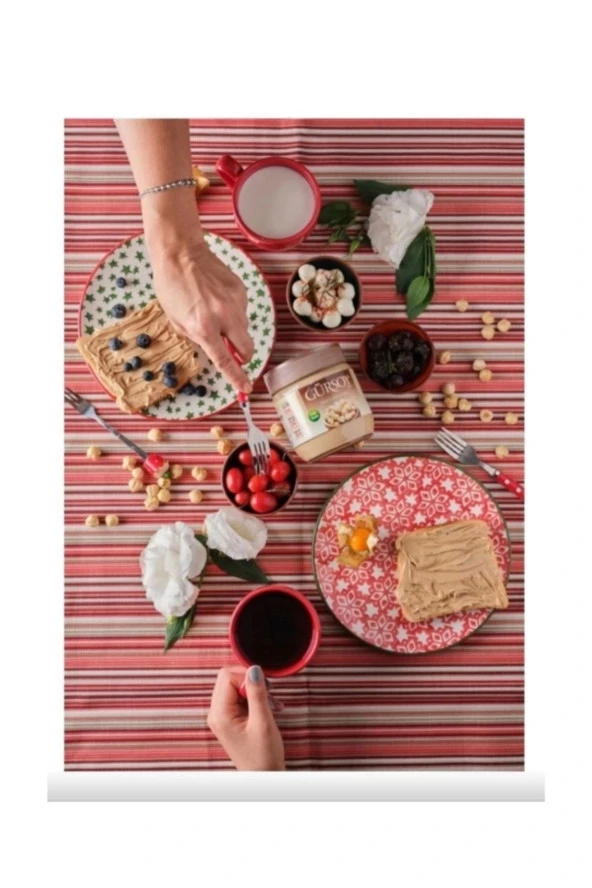 Gürsoy Sütlü Fındık Kreması Cam Kavanoz 400 G - 2