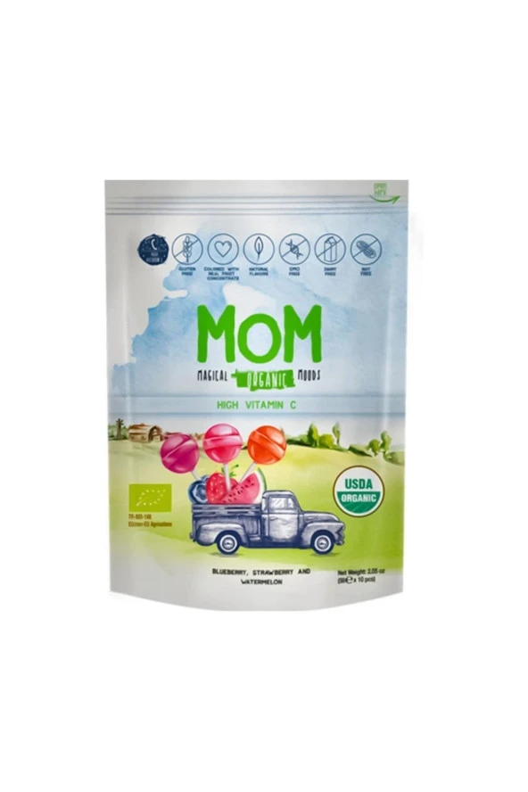 MOM Organik Lolipop 48 X 10'lu Paket