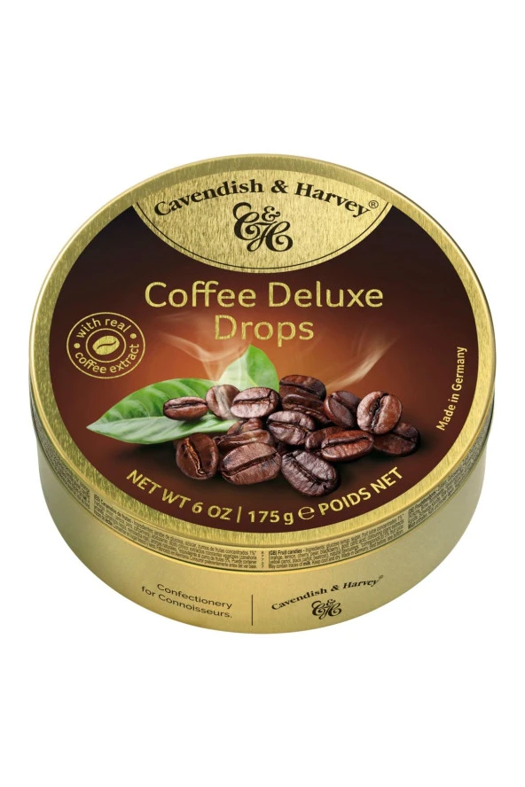 Cavendish & Harvey Kahve Aromalı Şeker, Gurmeler Için Kahve Şekerleri, Eşsiz Tat Uyumu, 175 G