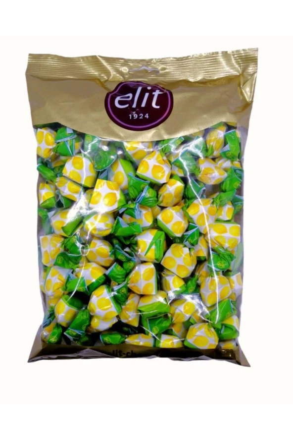 Elit Çikolata Elit Limon Dolgulu Torbacık Şeker 1000 gr