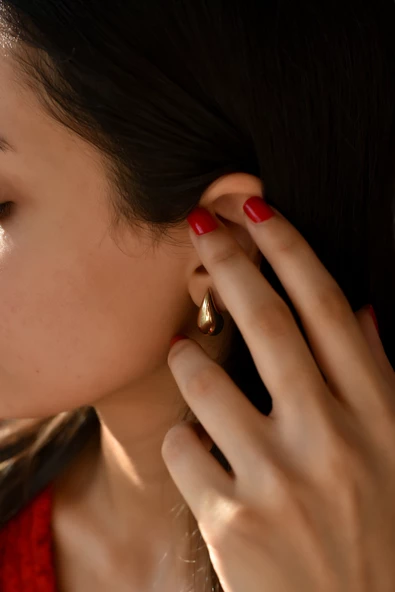 ÇG Kp408 Damla Model Küpe - 2