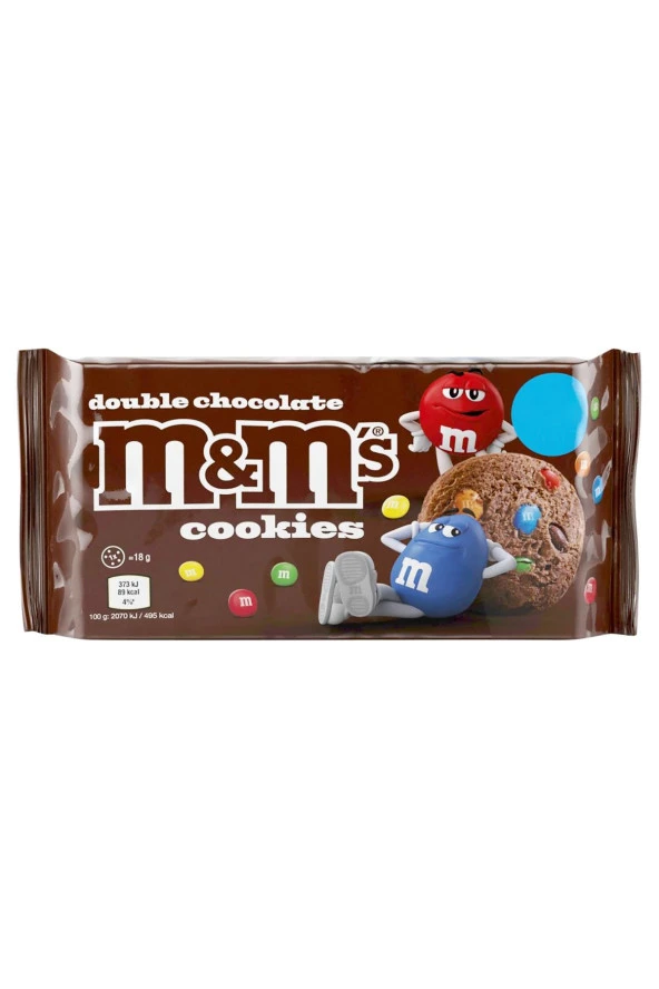 M&M's Cookies Double Chocolate Draje Çikolata 144GR