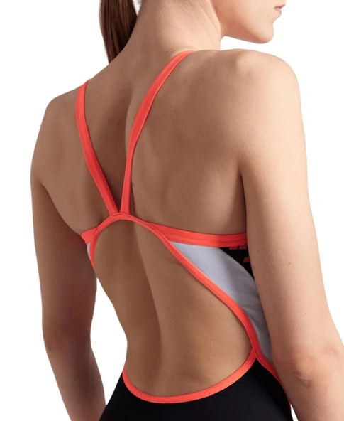 Arena Icons Swimsuit Super Fly B Kadın Yüzücü Mayosu 006644551 Siyah - 5