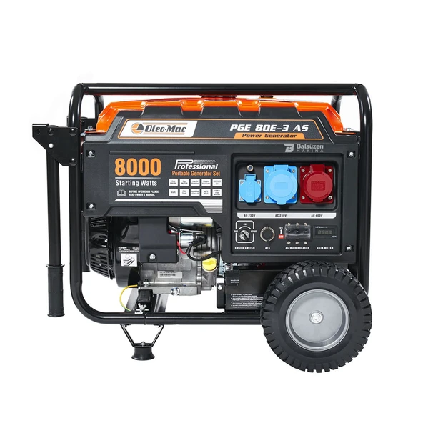 Oleomac Pge 80e-3 Eur5 Benzinli Marşlı Dual Jeneratör 8.12 Kva - 2