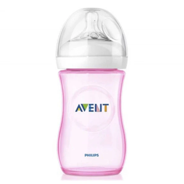 Avent Biberon Natural PP 260ml Tekli - Pembe