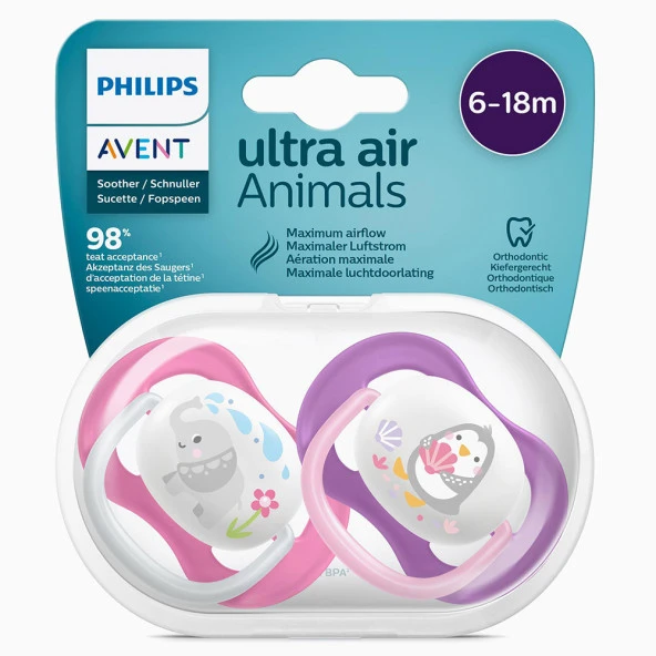 Avent Emzik Ultra Air 6-18 Ay Kız