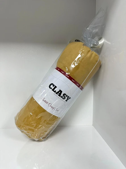 Clasy Ranforce Lastikli Çarşaf Seti Tek Kişilik Hardal - 2
